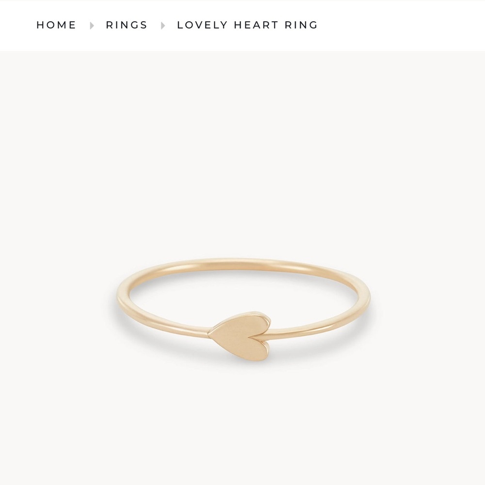Silver Heart Ring